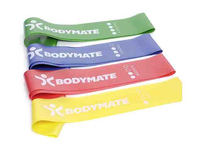 BODYMATE — bandas elásticas set 4 grosores